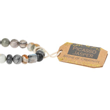 Load image into Gallery viewer, Picasso Jasper Stone Bracelet - Stone of Creativity