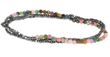 Load image into Gallery viewer, Delicate Stone Tourmaline - Stone of Healing - Bracelet/Necklace