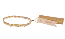 Load image into Gallery viewer, Good Karma Miyuki Charm Bracelet | Fearless - Tortoise/Sparkle/Gold
