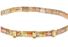 Load image into Gallery viewer, Good Karma Miyuki Charm Bracelet | Fearless - Tortoise/Sparkle/Gold