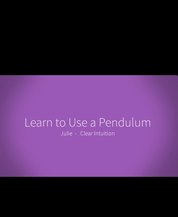Learn To Use A Pendulum