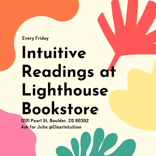 Fridays - Intuitive, Psychic, and Pendulum Readings at Lighthouse Bookstore in Boulder