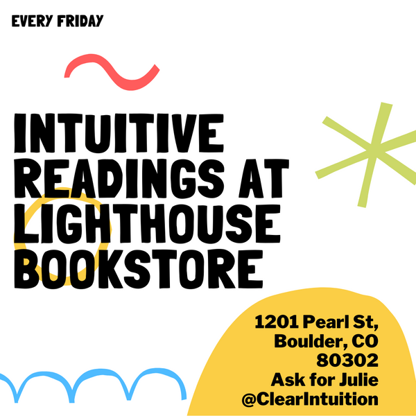 Fridays - Intuitive, Psychic, and Pendulum Readings at Lighthouse Bookstore in Boulder