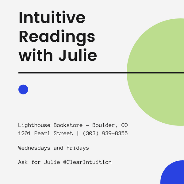 Intuitive Readings - Lighthouse Bookstore - May 21, 2021