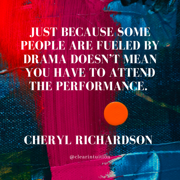 Avoid Getting Sucked In to Other People's Drama