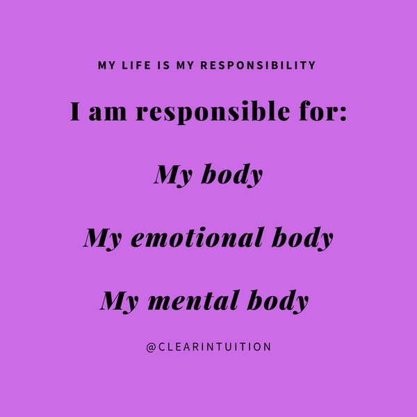 My Life is My Responsibility #2