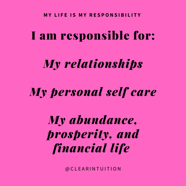 My Life is My Responsibility #4
