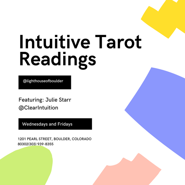 Intuitive Tarot and Pendulum Readings Today at Lighthouse Bookstore - August 26, 2020