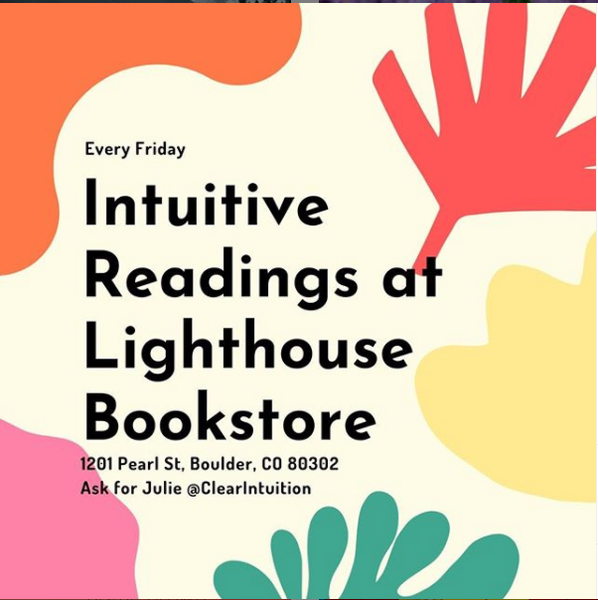 Get Answers to Your Questions! Intuitive Readings at Lighthouse Bookstore - September 11, 2020