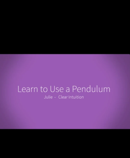 Learn To Use A Pendulum - Download the Video