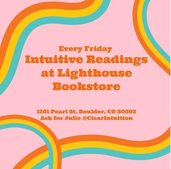 Intuitive Readings at Lighthouse Bookstore Today - May 7, 2021