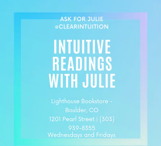 Intuitive Readings at Lighthouse Bookstore - June 4, 2021