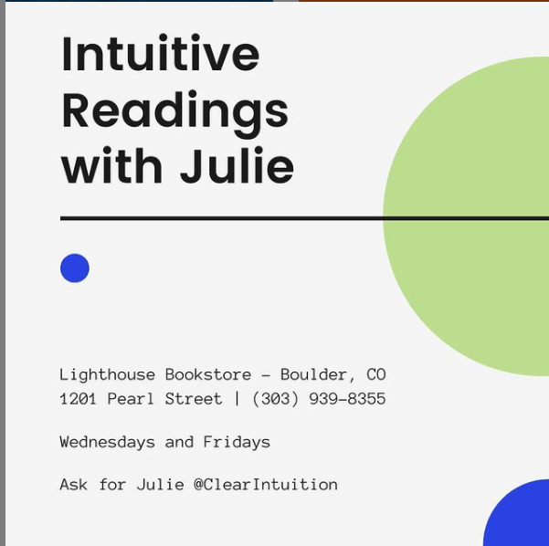 Intuitive Readings at Lighthouse Bookstore - June 23, 2021