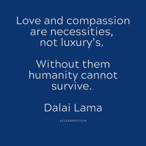 Love and Compassion Are Not Optional