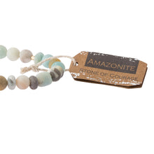 Load image into Gallery viewer, Amazonite Stone Bracelet - Stone of Courage