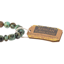 Load image into Gallery viewer, African Turquoise Stone Bracelet - Stone of Transformation
