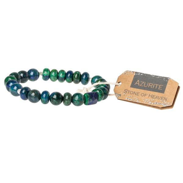 Malachite and Azurite Bracelet - The Crystal Council
