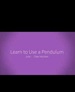 Learn To Use A Pendulum